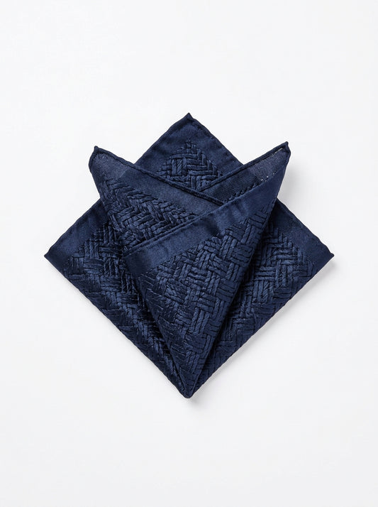 Braided Silk Pocket Square